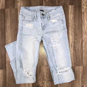 AEO destroyed skinny jean